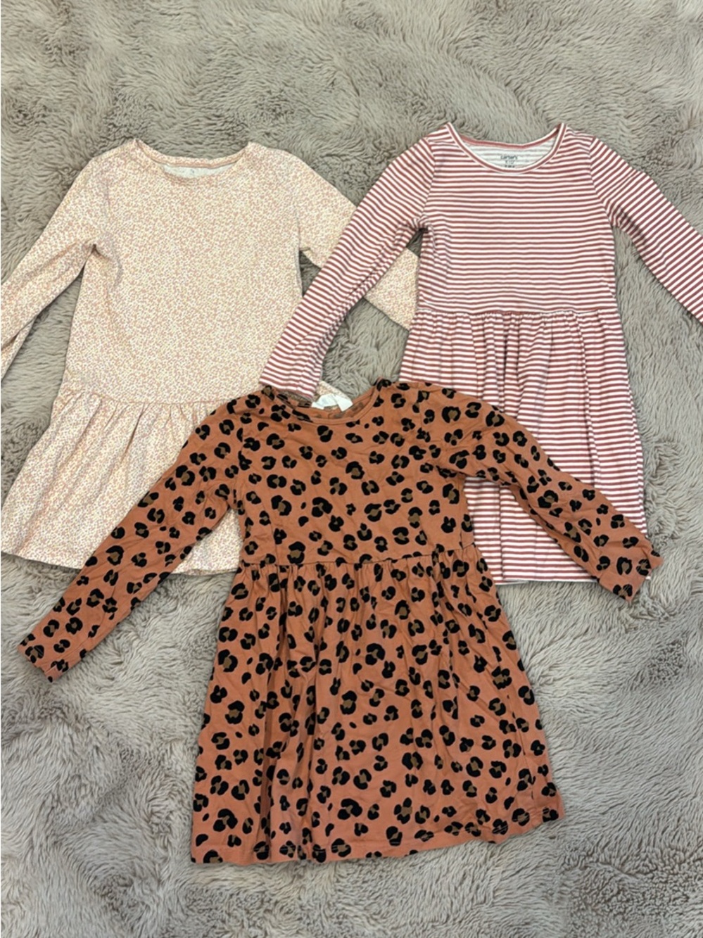 3 long sleeve toddler dresses
